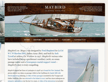 Tablet Screenshot of maybird.co.uk